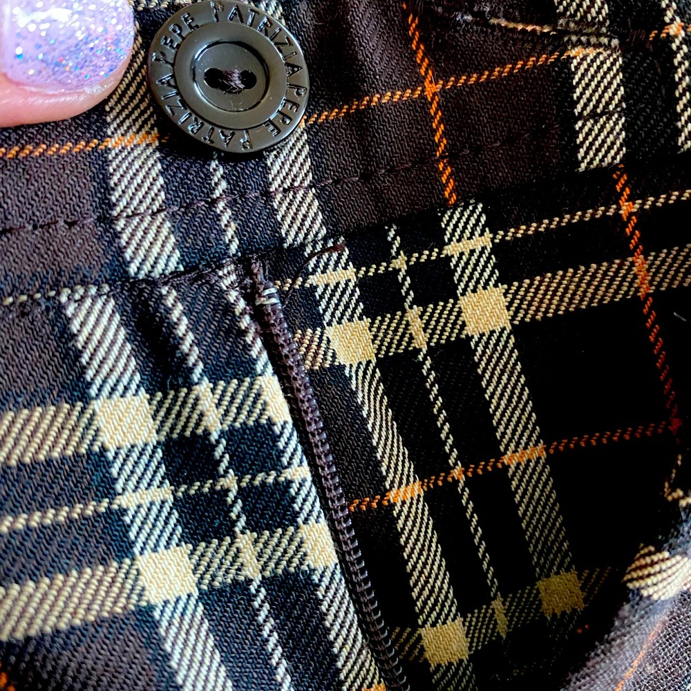 Patrizia Pepe Firenze Plaid Shorts